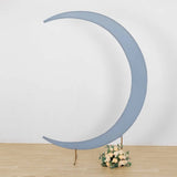 7.5ft Dusty Blue Spandex Crescent Moon Wedding Arch Cover, Chiara Backdrop Stand Cover