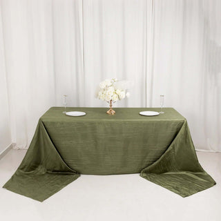 Versatile Dusty Sage Green Taffeta Rectangle 90"x156" Tablecloth Versatile Dusty Sage Green Taffeta Rectangle 90"x156" Tablecloth