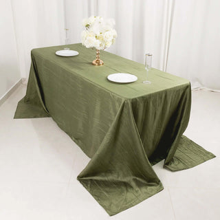 Easy to Maintain Dusty Sage Green Rectangle 90"x132" Tablecloth Easy to Maintain Dusty Sage Green Rectangle 90"x132" Tablecloth