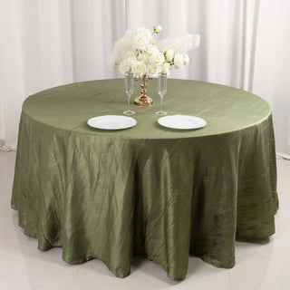 <span>Luxurious Dusty Sage Green Accordion Crinkle Taffeta Round Tablecloth</span> <span>Luxurious Dusty Sage Green Accordion Crinkle Taffeta Round Tablecloth</span>
