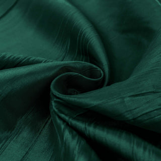 Elevate Your Event Decor with Hunter Emerald Green Accordion Crinkle Taffeta Fabric Elevate Your Event Decor with Hunter Emerald Green Accordion Crinkle Taffeta Fabric