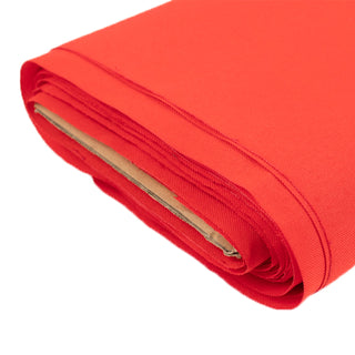 Easy-Care Machine Washable Red Polyester Fabric Bolt Easy-Care Machine Washable Red Polyester Fabric Bolt