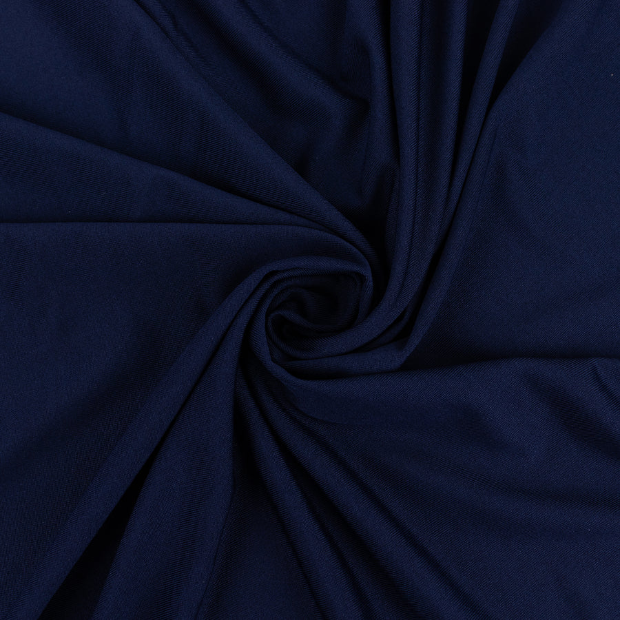 Navy Blue Spandex 4-Way Stretch Fabric Roll, DIY Craft Fabric Bolt#whtbkgd