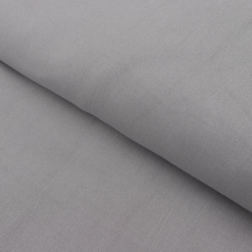 Silver Spandex 4-Way Stretch Fabric Roll, DIY Craft Fabric Bolt- 60"x10 Yards