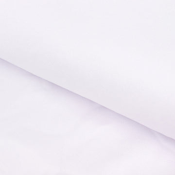 White Spandex 4-Way Stretch Fabric Roll, DIY Craft Fabric Bolt- 60"x10 Yards