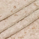 65inch x5 Yards Beige Crushed Velvet Fabric Bolt, DIY Craft Fabric Roll