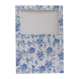 25 Pack White Blue Chinoiserie Floral Photo Frame Cards with Envelopes#whtbkgd