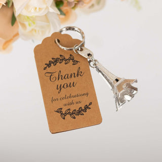 Elegant Silver Plastic Paris Eiffel Tower Keychain Wedding Favors Elegant Silver Plastic Paris Eiffel Tower Keychain Wedding Favors