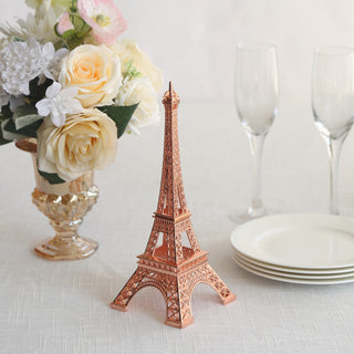 Create a Parisian Wonderland with Rose Gold Eiffel Tower Decor