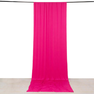 <strong>Versatile Stretchable Fuchsia Backdrop Curtain</strong> <strong>Versatile Stretchable Fuchsia Backdrop Curtain</strong>