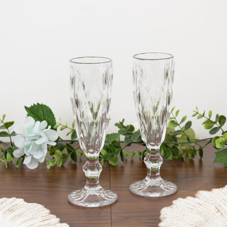 <strong>Timeless Elegance of Clear Crystal Cut Champagne Flute Glasses</strong> <strong>Timeless Elegance of Clear Crystal Cut Champagne Flute Glasses</strong>