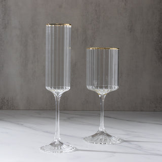 <strong>Premium 7oz Glass Flutes with Gold Rim for Celebratory Moments</strong> <strong>Premium 7oz Glass Flutes with Gold Rim for Celebratory Moments</strong>