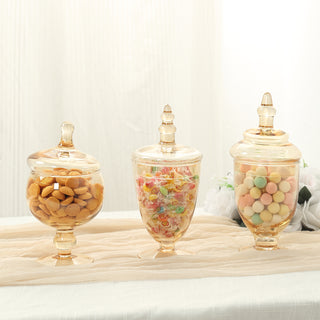 <strong>Amber Gold Storage Jars - Ideal for Gifting and Keepsakes</strong> <strong>Amber Gold Storage Jars - Ideal for Gifting and Keepsakes</strong>