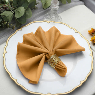 Impress Your Guests with Luxurious Gold Napkins