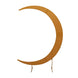 7.5ft Gold Spandex Crescent Moon Wedding Arch Cover, Chiara Backdrop Stand Cover#whtbkgd