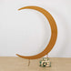 7.5ft Gold Spandex Crescent Moon Wedding Arch Cover, Chiara Backdrop Stand Cover