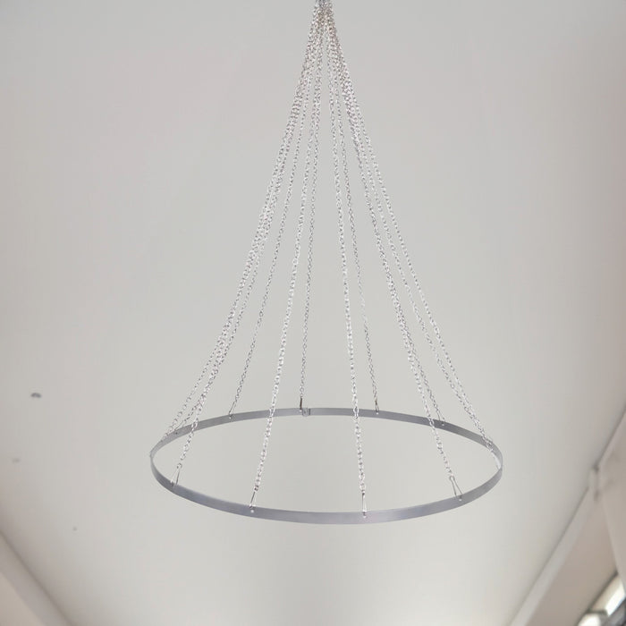 28inch | 12 Panel Hanging Ceiling Drapery Hoop Hardware and FREE Tool Kit