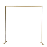 8ft Heavy Duty Metal Square Wedding Arch Photography Backdrop Stand#whtbkgd