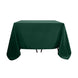 90Inch Hunter Emerald Green Seamless Square Polyester Tablecloth