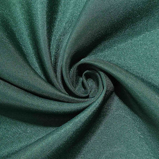Create Memorable Events with the 54x54 Hunter Emerald Green Square Seamless Polyester Tablecloth