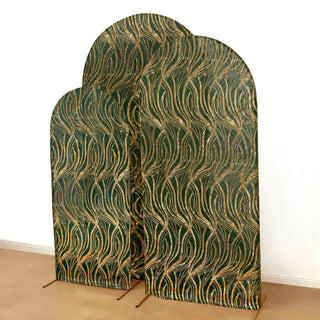 Create Unforgettable Memories with Hunter Emerald Green Wave Mesh Chiara Wedding Arch Covers Create Unforgettable Memories with Hunter Emerald Green Wave Mesh Chiara Wedding Arch Covers