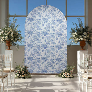 Floral patterned backdrop for wedding or event decor in elegant setting.