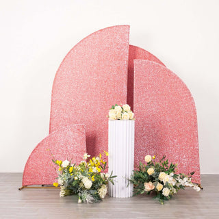 Add Elegance to Your Wedding with Rose Gold Chiara Wedding Arch Covers Add Elegance to Your Wedding with Rose Gold Chiara Wedding Arch Covers