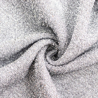 Unleash the Beauty of Shimmer with Silver Tinsel Finish Arch Covers Unleash the Beauty of Shimmer with Silver Tinsel Finish Arch Covers