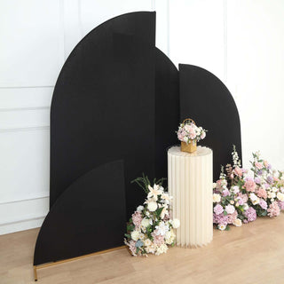 Matte Black Spandex Backdrop Stand Covers Matte Black Spandex Backdrop Stand Covers
