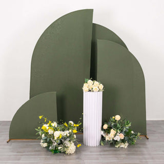 Transform Your Wedding Arch with Dusty Sage Green Spandex Chiara Wedding Arch Cover Transform Your Wedding Arch with Dusty Sage Green Spandex Chiara Wedding Arch Cover