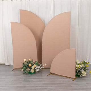 Elevate Your Event with Matte Nude Spandex Backdrop Stand Covers Elevate Your Event with Matte Nude Spandex Backdrop Stand Covers