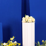 Set of 4 | Matte Royal Blue Spandex Half Moon Chiara Backdrop Stand Covers