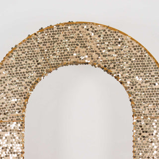 <strong>Sparkly U-Shaped Wedding Arch Backdrop Slipcover</strong>