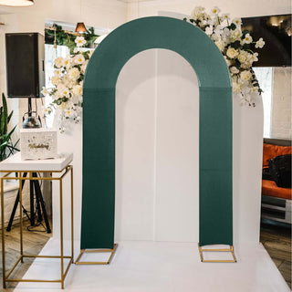 Impeccable Presentation with the 8ft Hunter Emerald Green Fitted Open Arch Cover Impeccable Presentation with the 8ft Hunter Emerald Green Fitted Open Arch Cover