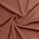 8ft Terracotta (Rust) Spandex Fitted Open Arch Wedding Arch Cover#whtbkgd
