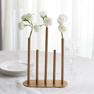 Elevate Your Space with the Gold Metal Flower Vase Elevate Your Space with the Gold Metal Flower Vase