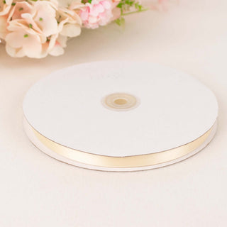 Elegant Ivory Satin Ribbon for All Your Decorative Needs Elegant Ivory Satin Ribbon for All Your Decorative Needs