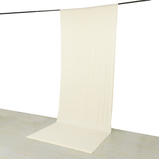 <strong>Charming Ivory Spandex Backdrop Drapery Panels</strong>