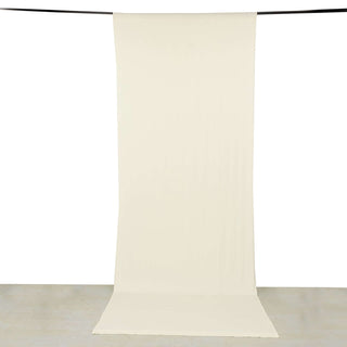 <strong>Wrinkle Free Stretchable Ivory Backdrop Curtain</strong> <strong>Wrinkle Free Stretchable Ivory Backdrop Curtain</strong>