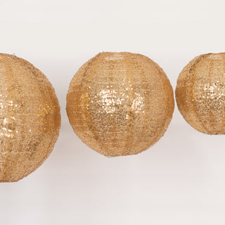 <span>Versatile Gold Sequin Fabric Hanging Lanterns</span> <span>Versatile Gold Sequin Fabric Hanging Lanterns</span>