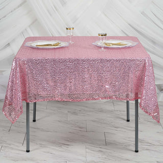 Create Unforgettable Moments with our Sequin Table Overlay