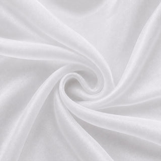 Abstract white spiral fabric texture background with soft flowing folds#whtbkgd