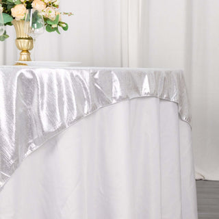 Wrinkle Free Sparkle Glitter Table Topper Wrinkle Free Sparkle Glitter Table Topper