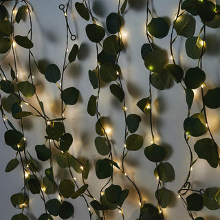 Elevate Your Event Decor with the Green Silk Eucalyptus Leaf Garland Vine String Lights Elevate Your Event Decor with the Green Silk Eucalyptus Leaf Garland Vine String Lights