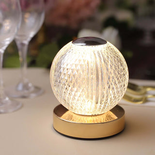 Ethereal Rechargeable Diamond Cut Crystal Ball Lamp Ethereal Rechargeable Diamond Cut Crystal Ball Lamp