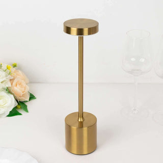 <strong>Gold Metal USB Rechargeable Cordless Table Lamp</strong> <strong>Gold Metal USB Rechargeable Cordless Table Lamp</strong>