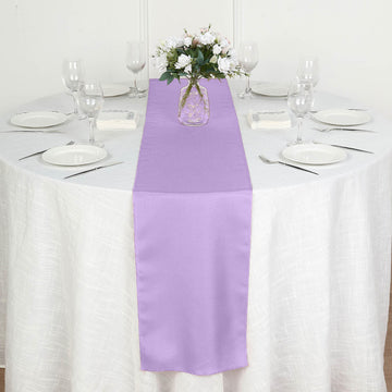 12"x108" Lavender Polyester Table Runner