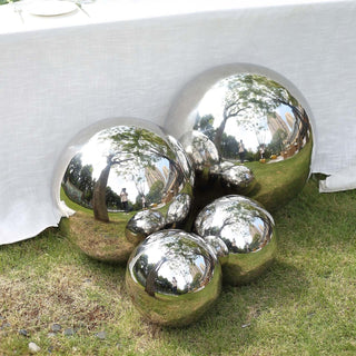 Create Unforgettable Events with the Silver Stainless Steel Gazing Ball Create Unforgettable Events with the Silver Stainless Steel Gazing Ball