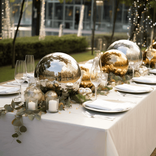 Elevate Your Outdoor Decor with a Shiny Silver Gazing Ball Elevate Your Outdoor Decor with a Shiny Silver Gazing Ball