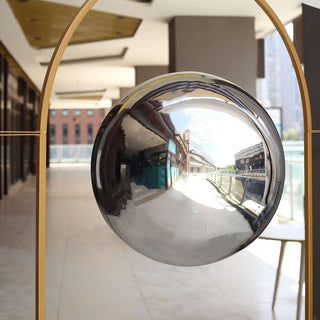 Shiny Silver Stainless Steel Gazing Ball for Versatile Event Decor Shiny Silver Stainless Steel Gazing Ball for Versatile Event Decor